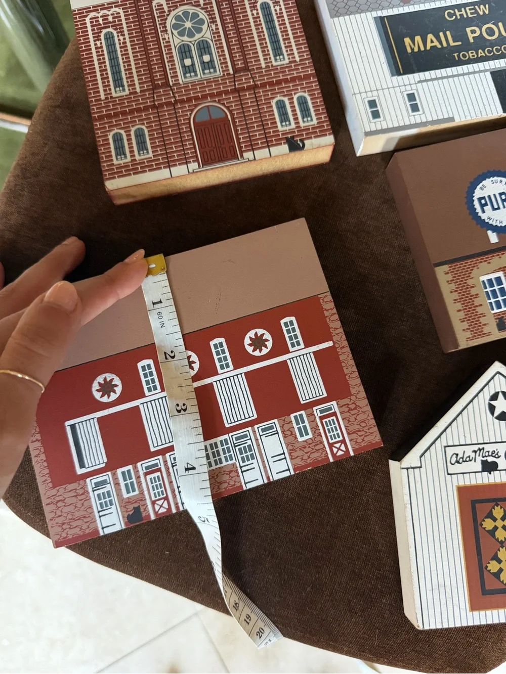 Vintage 1992 1993 The Cat’s Meow Village - Lot of 5 wooden buildings